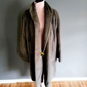 Vintage Timme Tuft Alpaca overcoat